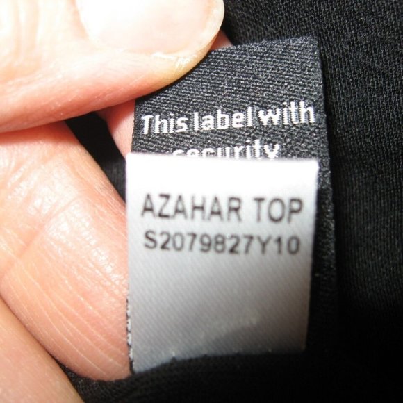 DVF Diane Von Furstenberg AZAHAR Black Jersey Tunic Mini Dress Top - Picture 10 of 10